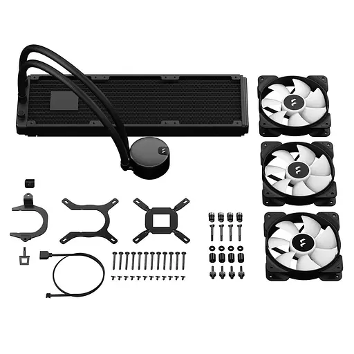 СВО Fractal Design 3х12 В0мм Lumen S36 RGB v2 (FD-W-L1-S3612 В) - фото 5