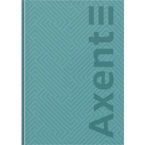 Книга записная Axent Pattern А4- 96 листов бирюзовая клетка (1606753)