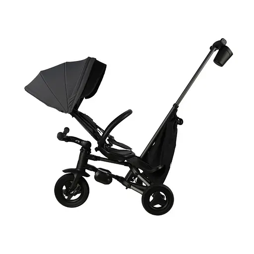 Велосипед трехколесный детский Nova+ Rubber складной Ultimate Black (S700-17Nova+RubberUB) - фото 2