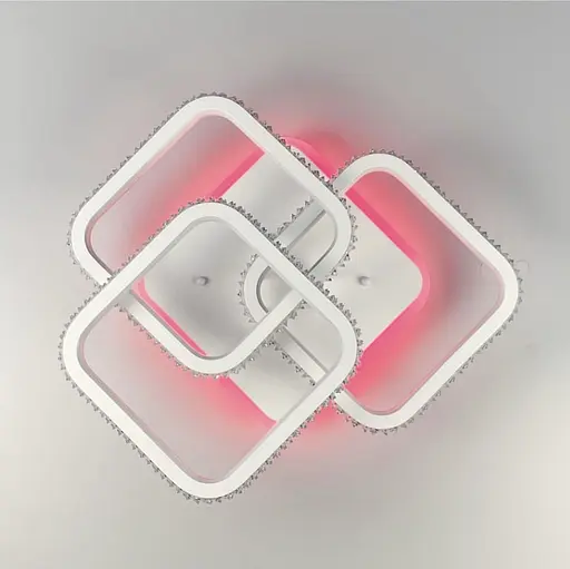 Потолочная светодиодная люстра с подсветкой RGB | Ст. A 77075-3 WT | Line F - фото 1