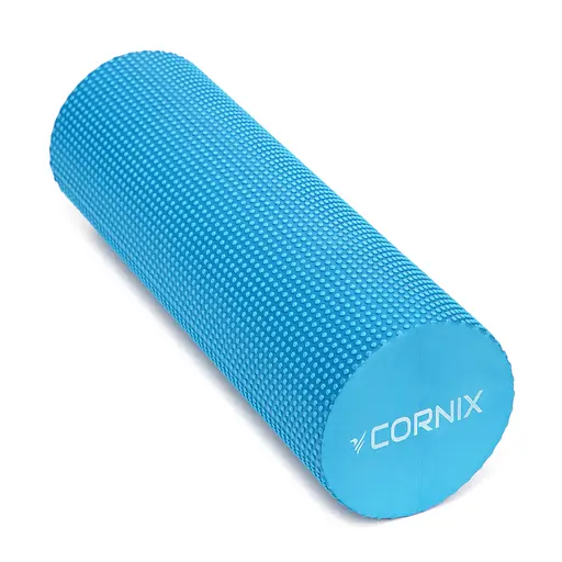 Массажный ролик Cornix EVA+ 45 x 15 см (валик, роллер) XR-0306 Blue - фото 2