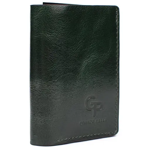 Небольшой женский кожаный кошелек Grande Pelle 8х10х2 см acs0032198 - фото 4