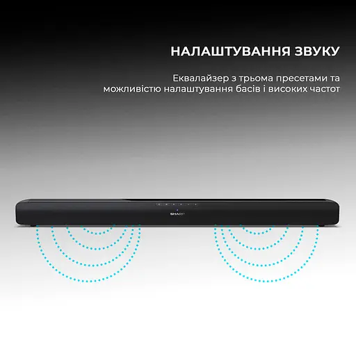 Саундбар Sharp HT-SB100 Black - фото 10