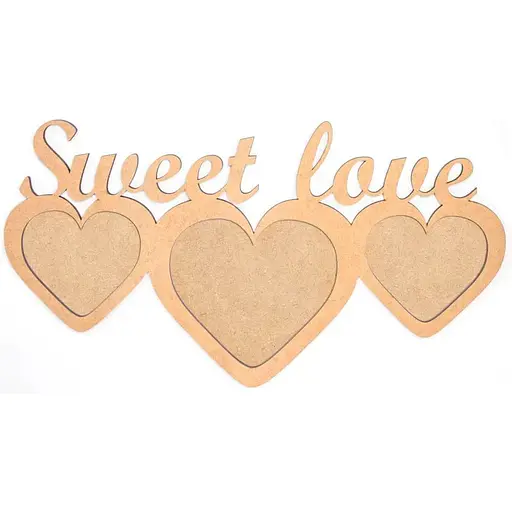 Заготовка Rosa Talent рамка Sweet Love МДФ 37х20 см