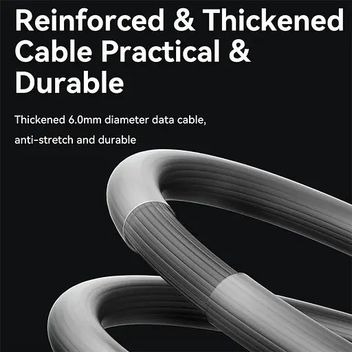 Кабель Usams US-SJ684 Type-C TO Type-C 100W 1.2m orange - фото 4