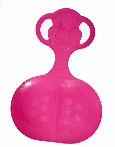 Санки Ледянка 48×33×2 см 1028 ТехноК (4823037601028) Розовый - фото 1