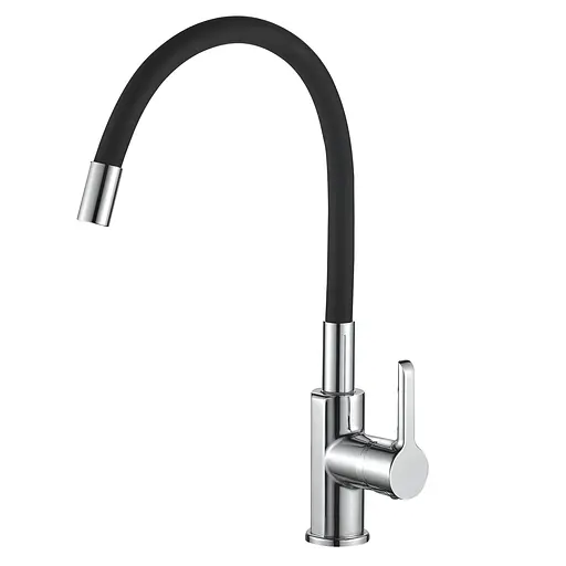 Смеситель для кухни Domino PRESTIGE DPS-203SLR-Black - фото 1