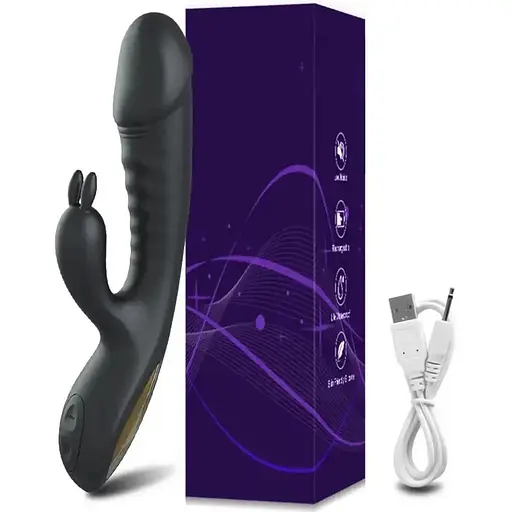 Подвійний масажер кролик - фото 1