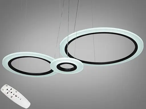 Ексклюзивна новинка, світлодіодна люстра для зали потужністю 170 Вт - фото 1