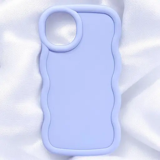 Чохол Epik TPU Ripple для Apple iPhone 15, 6.1 Lilac Blue - фото 2