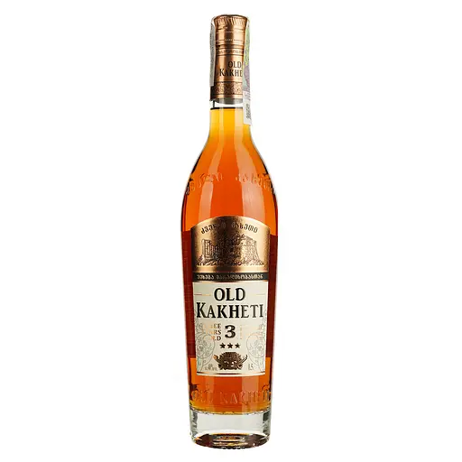 Уценка. Бренди Old Kakheti 3 звезды 40% 0.5 л (86351)