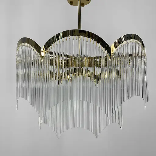 Латунная люстра Maria Theresa в двух размерах Line.F Диаметр 60см - фото 6