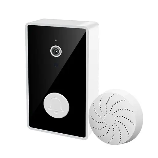 Відеодомофон Wifi на батарейках ААА з окремим бездротовим USB дзвінком Nectronix YE-B-01 (100840)