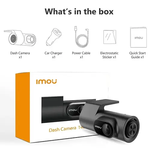 Автомобильный видеорегистратор Imou Dash Camera T400 Pro - фото 5