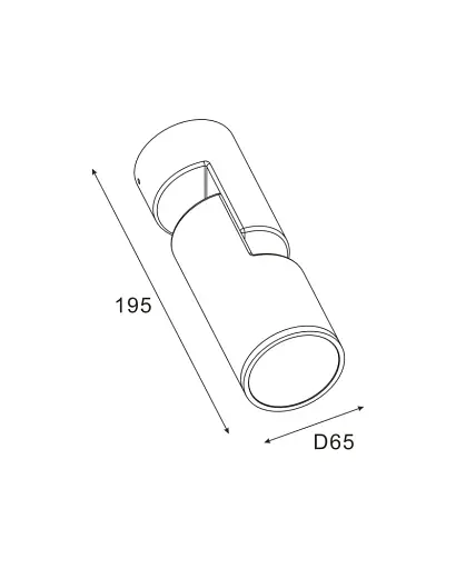 Вуличний світильник Zuma Line Nocturne GU10 1x35W IP65 чорний - фото 2