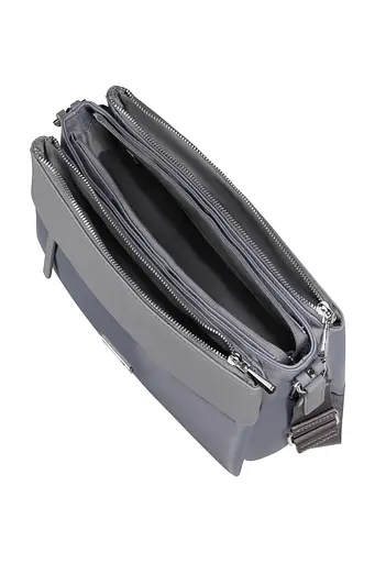 Плечова Сумка Samsonite ZALIA 3.0 SILVER GREY 28,5x19,5x9,5 KM4*08011 - фото 2