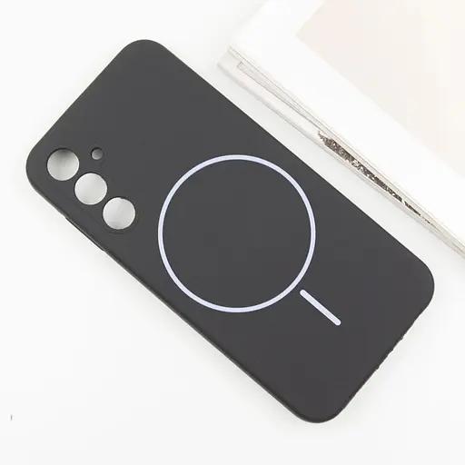 Чохол Silicone Cover Lakshmi Full Camera (AA) with MagFit для Samsung Galaxy S25+ Чорний / Black - фото 2