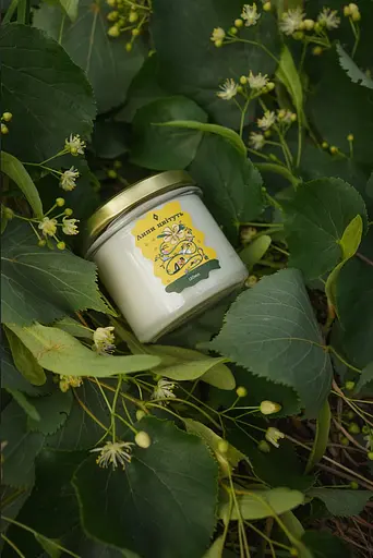 Свічка Липи цвітуть 130 мл Соєвий віск 15 годин - фото 4