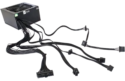 Блок живлення GameMax GM-500 80+ APFC 500W Black (GM-500 80+ APFC Black) - фото 3