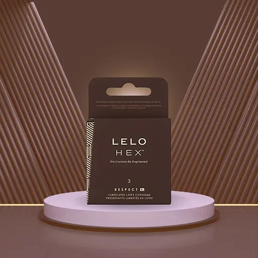 Упаковка презервативов Lelo Hex Respect XL больше пространства, больше уверенности 3 шт. - фото 3