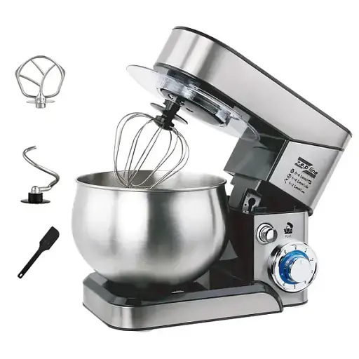 Планетарний міксер тістоміс Zepline ZP-105 з нержавіючої сталі Кухонний комбайн з чашею на 6л потужністю 3500 Вт - фото 2
