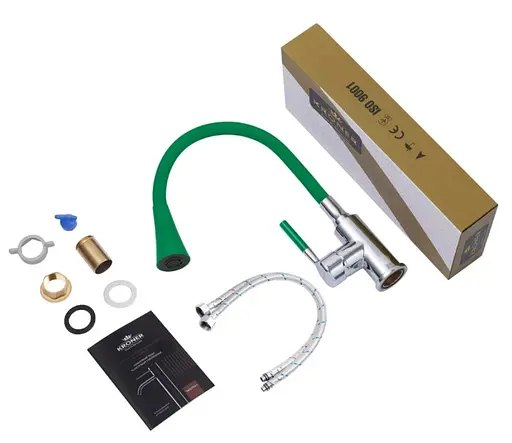 Змішувач для кухні Kroner KRM Kuche - C132GRN (CV033130) - фото 8