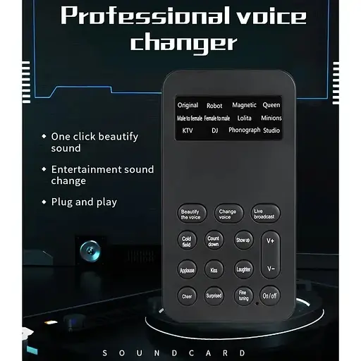 Изменитель голоса Voice Changer VC-12 для телефона или компьютера - фото 4