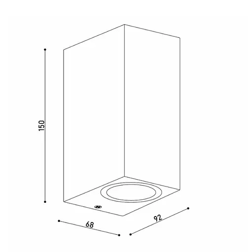 Бра вуличне Kloodi KDWL-SIM2 GU10 AN - фото 2