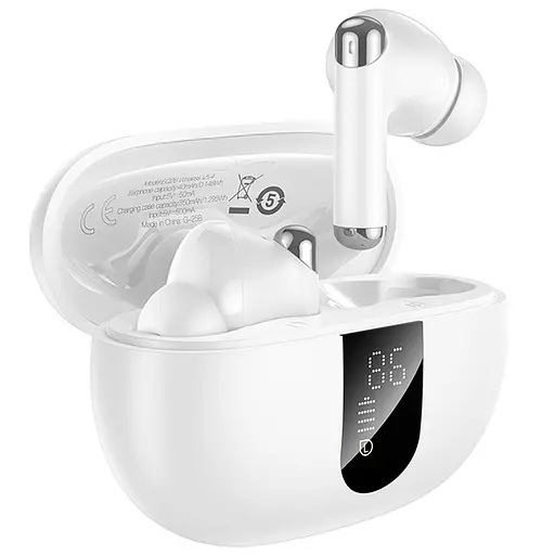 Бездротові TWS навушники Hoco EQ26 Nice ANC+ENC White