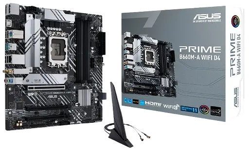 Материнська плата Asus B660M-A Prime Wi-Fi D4 LGA 1700 (PRIME B660M-A WIFI D4)