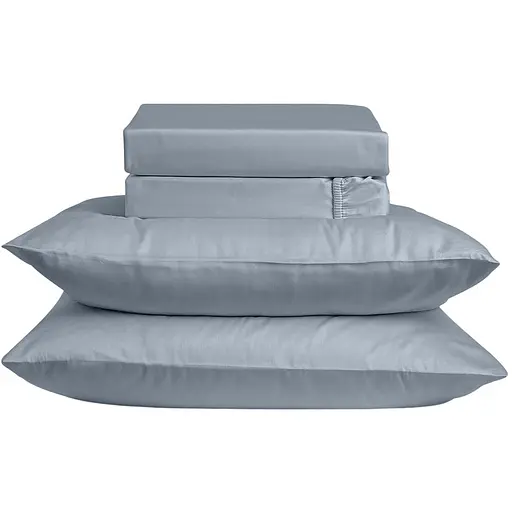 Простирадло МВМ My Home (MVM) Місячне сяйво хмарний сірий 160 x 240 см (BL-FS-15 CLOUDY GRAY) - фото 4