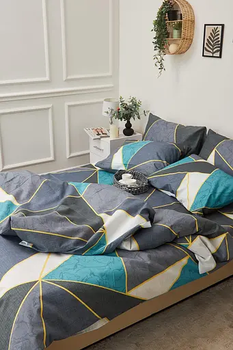 Підковдра Moon&Star Мікросатин Premium Triangles Двоспальна 175x210 см - фото 2