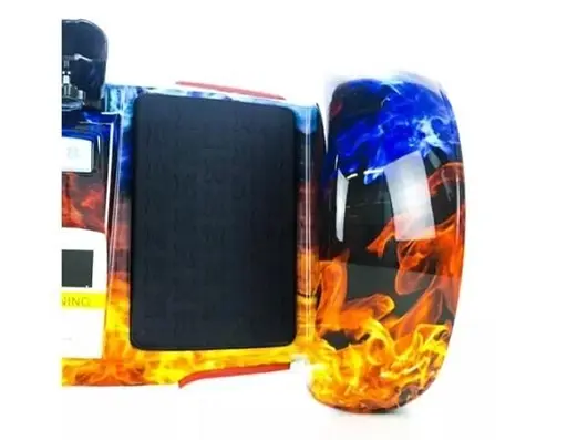 Гироскутер-сигвей с ручкой Smart Balance A8 Premium 10.5" Огонь и лед - фото 6