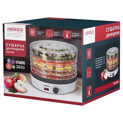 Сушарка Ardesto FDB-5320 - фото 9