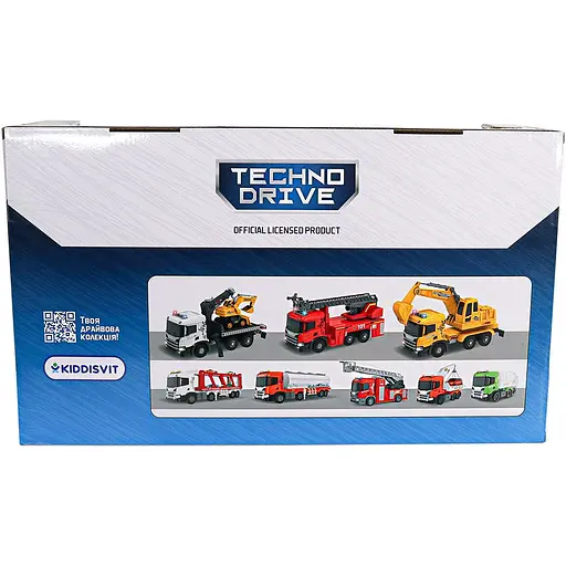 Автомобиль TechnoDrive Super Big Truck Пожарная машина Scania (5005KS) - фото 12