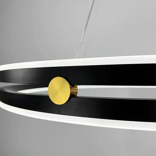 Люстра с подвесным черным кольцевым корпусом Ø 80 см | Ст. MJ264-800 | Line F - фото 2