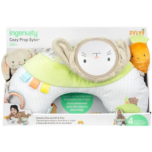 Мягкая подушка развивающая Ingenuity Cozy Prop Sylvi с игрушками (17328) - фото 2