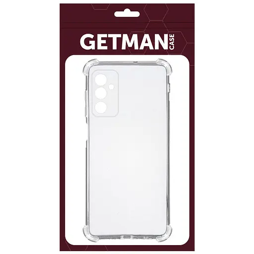 Чехол Getman TPU Ease logo усиленные углы Full Camera для Samsung Galaxy A15 4G/5G/M15 5G Бесцветный прозрачный - фото 2