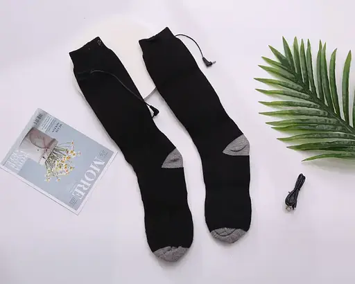 Носки с подогревом ZBHSWZ01 без блока питания 38-44р. (Черные) - фото 7