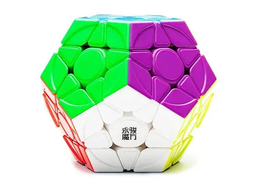 Кубик Ю-Джи Мегаминкс YuHu 2М без наклеек (YJ YuHu 2М Megaminx Stickerless) (YJ8388) - фото 2