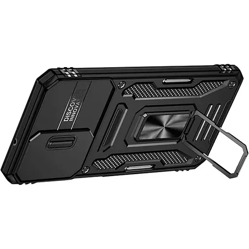 Чохол Epik Camshield Army Ring для Samsung Galaxy A13 4G/A04s ударостійкий Чорний/Black - фото 1