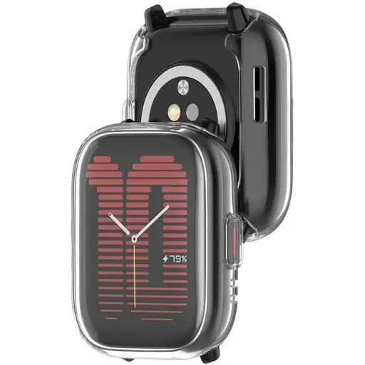 Чохол-накладка DK Silicone Face Case для Xiaomi Amazfit Active (A2211) (clear) - фото 2