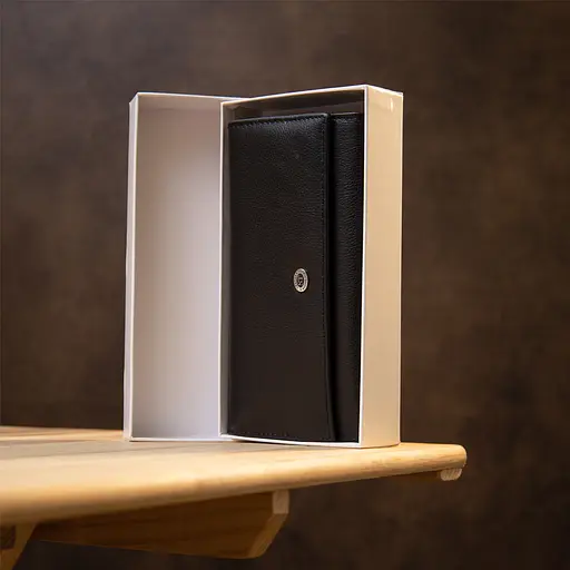 Кожаный женский кошелек ST Leather 19х10х3 см acs0018200 - фото 9