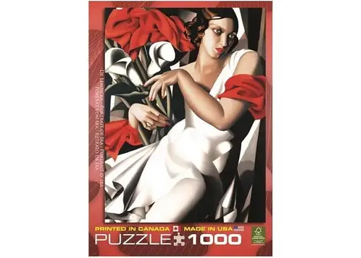 Пазл EuroGraphics Портрет Іри Тамара Лемпіцька 1000 ел. (6000-1205) - фото 2
