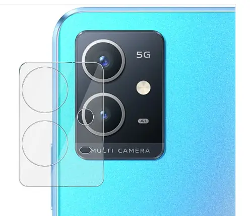 Захисне скло на камеру DK 3D Clear Glass для Vivo Y30 5G/Y33s 5G/Y52t clear - фото 3