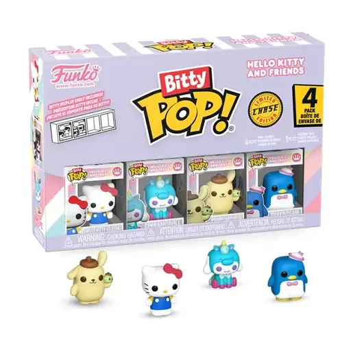 Набір фігурок Bitty Pop Хеллоу Кітті пак Hello Kitty 4 Pack 3 см FBP HK 01