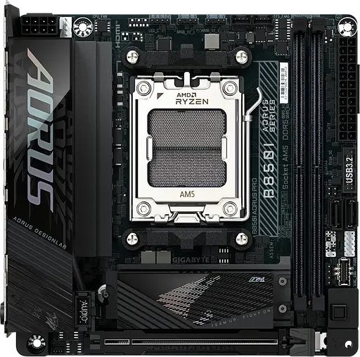 Материнская плата Gigabyte B850I Aorus Pro Socket AM5 (B850I AORUS PRO) Б/У - фото 2