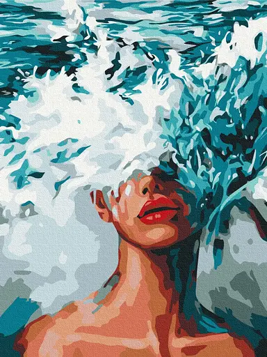 Картина за номерами на підрамнику Brushme Океанія Mykhailyshyna Daria