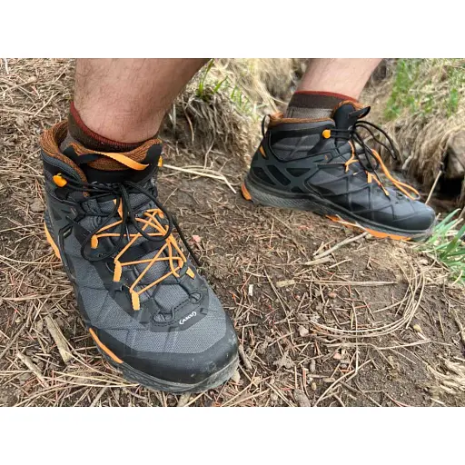 Ботинки AKU Rocket MID GTX 9 Black/Orange - фото 6