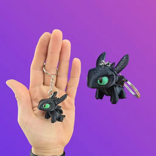 3D Іграшка Фурія, 6 см, брелок (Беззубік), Як приборкати дракона - фото 2